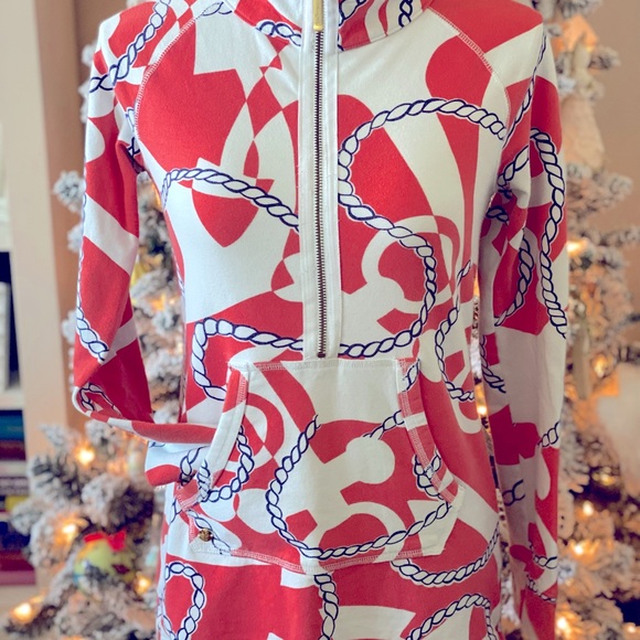 Lilly Pulitzer Booze Cruise popover- size XS - Picture 2 of 8